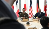 Зеленский выступил на саммите G7: говорил об F-16 и Формуле мира
