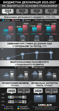 Бюджетная декларация на 2025-2027 года: что будет с ВВП, курсом доллара и минималкой
