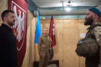 Зеленский провел Ставку на Сумщине и встретился с бойцами, воюющими на Курщине