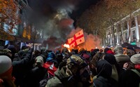 Протесты в Грузии: МИД Украины осудило силовой разгон митингующих
