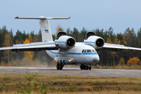 На аэродроме под Москвой взорвался военный самолет Ан-72