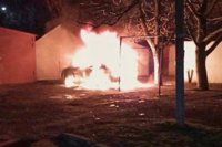 В оккупированном Мелитополе взорвали броневик с «кадыровцами»