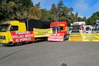 Польские перевозчики начали протест на границе с Украиной