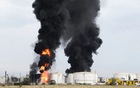 В рф заявили о пожаре на НПЗ в Волгограде в результате атаки беспилотников