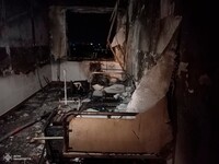 В Ужгороде во время пожара в больнице погиб пациент, около 70 человек были эвакуированы