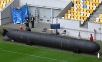 Во Львове показали 12-метровый подводный дрон TOLOKA