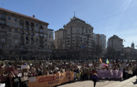 В Киеве впервые после вторжения россии состоялся марш за права женщин