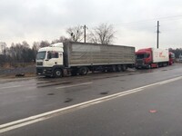 Вслед за Закарпатьем блокировать российские фуры начали на Волыни