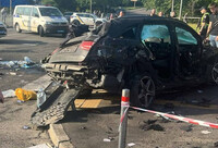 Водителя, въехавшего в подземный переход в Киеве, задержали и взяли под конвой