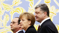 Порошенко, Меркель и Олланд договорились встретиться в Берлине