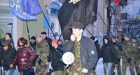 Активисты хотели сжечь флаг Венгрии на Закарпатье – видео