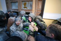 Беспорядки под Октябрьским: названо число пострадавших нацгвардейцев